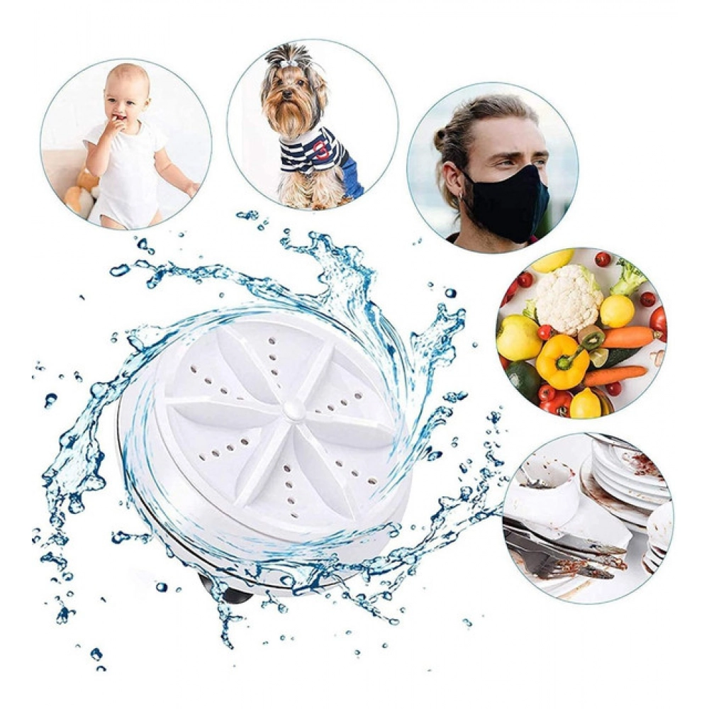 Pack of 2 Mini Portable Turbine Washer (Multicolor) - Image 2
