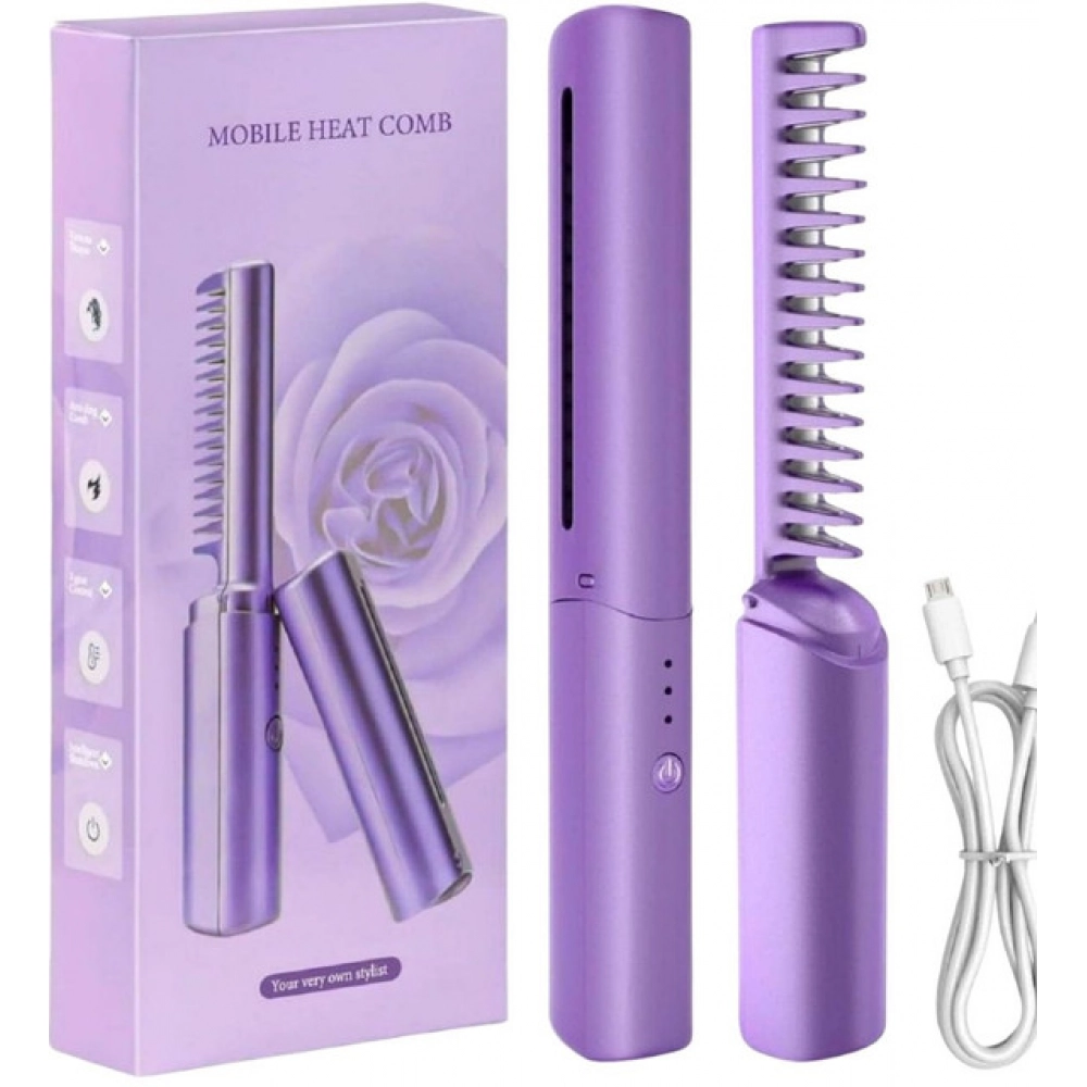 Pack of 2 Rechargeable Mini Hair Straightener (Multicolor) - Image 6