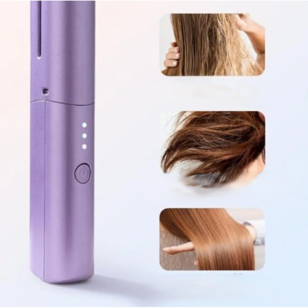 Pack of 2 Rechargeable Mini Hair Straightener (Multicolor) - Image 3