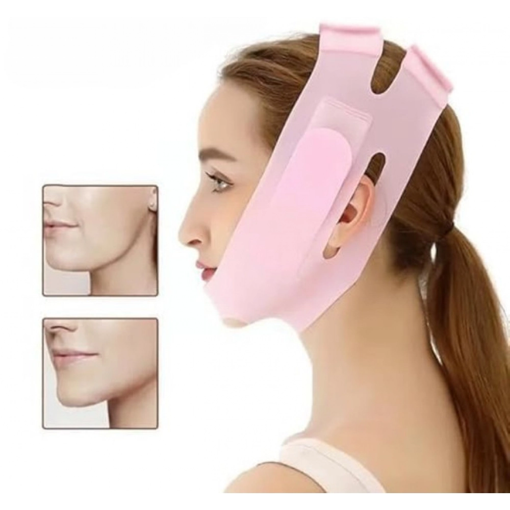 Pack of 2 V Face Mask (Pink) - Image 5