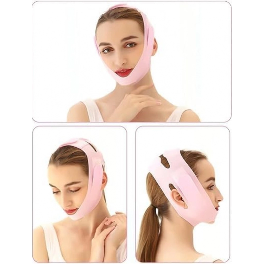 Pack of 2 V Face Mask (Pink) - Image 4