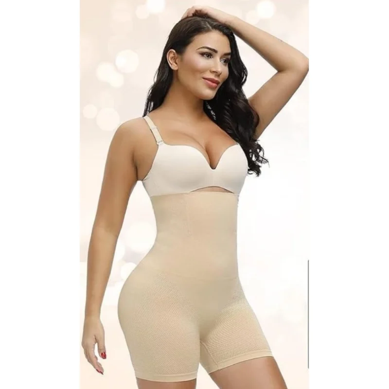 Pack of 2 Women's Tummy Tucker High Waist Shapewear (Beige) - Image 3