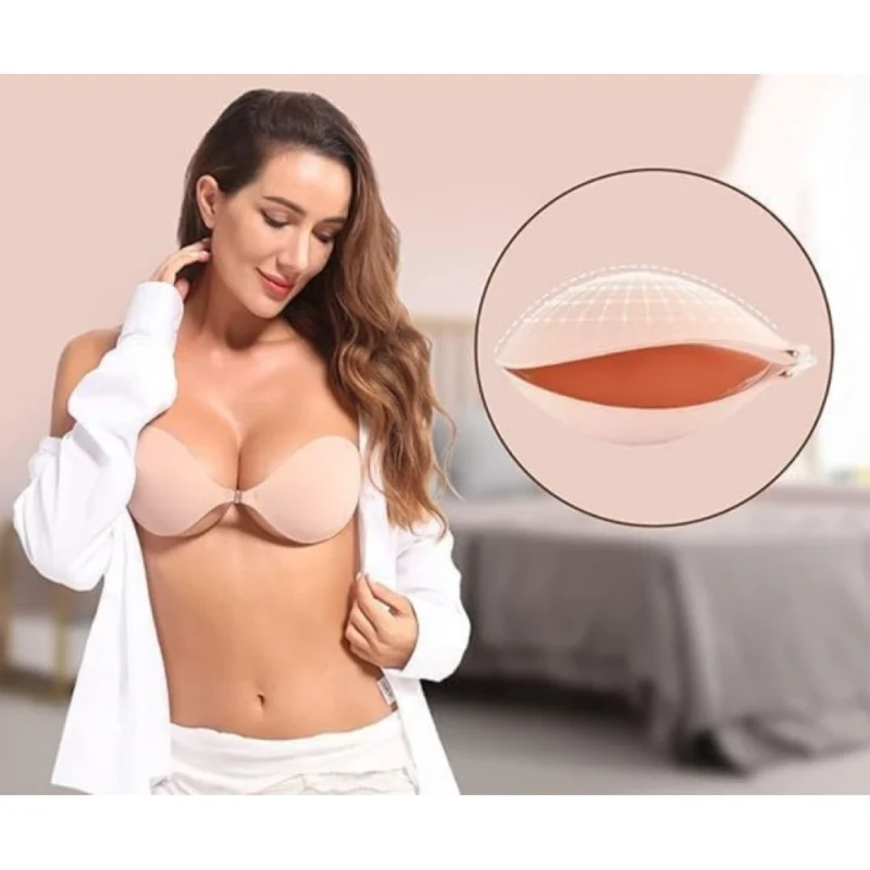 Pack of 2 Bra Pads (Beige-Black) - Image 4
