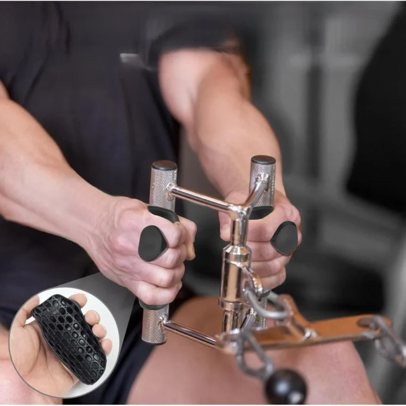 Alternative view of Pack of 2 Silicone Gym Grips Pads (Multicolor)