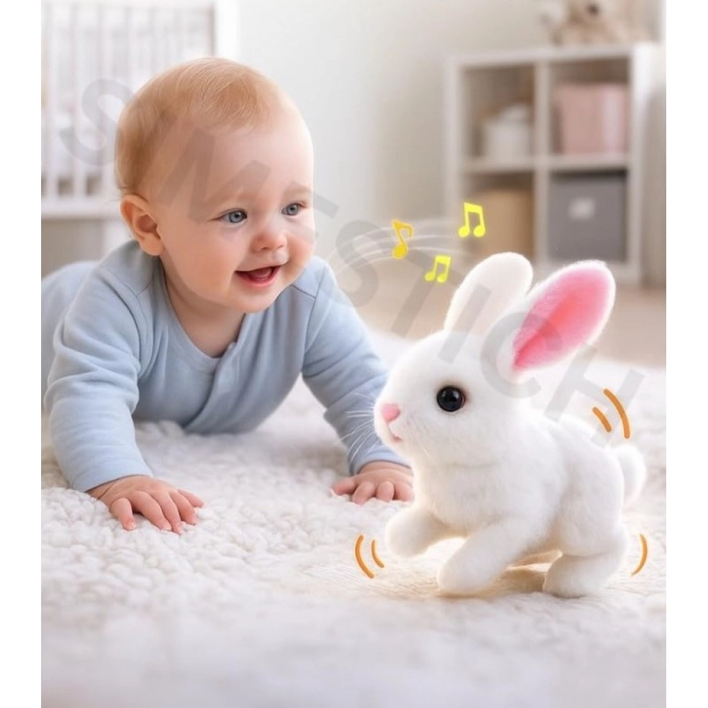 Walking And Talking Rabbit (White) - Image 4
