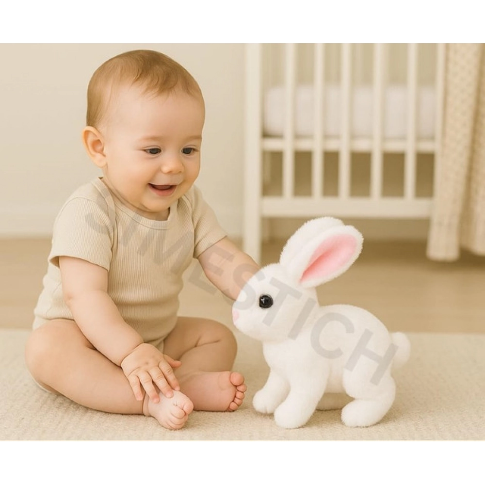Walking And Talking Rabbit (White) - Image 3