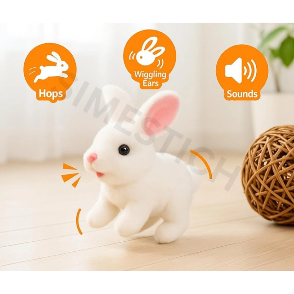 Walking And Talking Rabbit (White) - Image 2