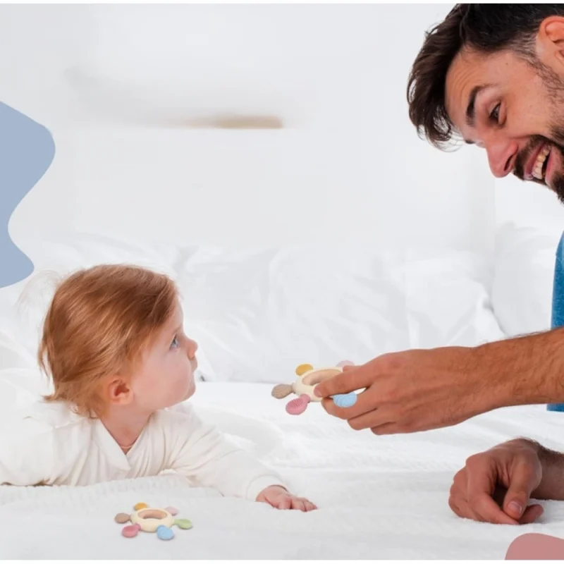 Alternative view of Silicone Baby Teether (Multicolor)
