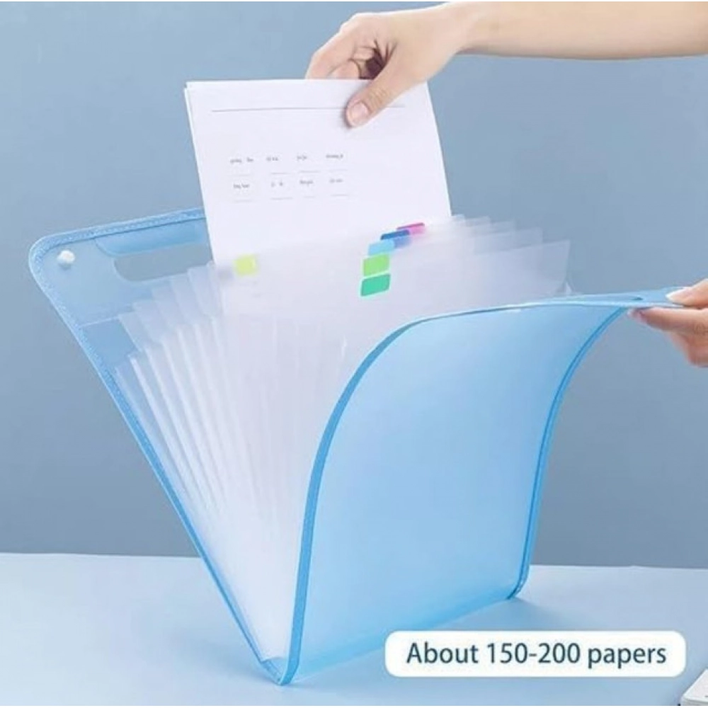 Pack of 2 13 Layer A4 Paper File Folder (Multicolor) - Image 3
