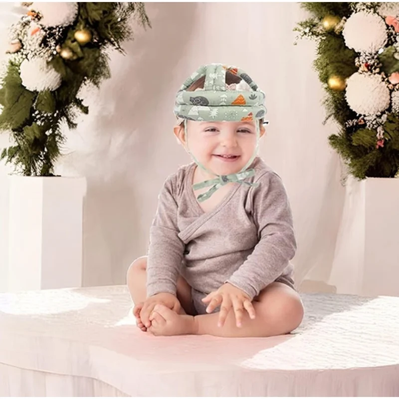Alternative view of Pack of 2 Baby Safety Helmet (Green)