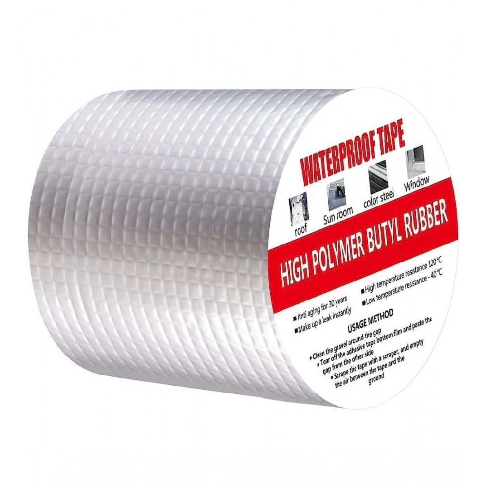 Pack of 2 Aluminium Waterproof Foil Tape 4 Inch (Silver) - Image 5