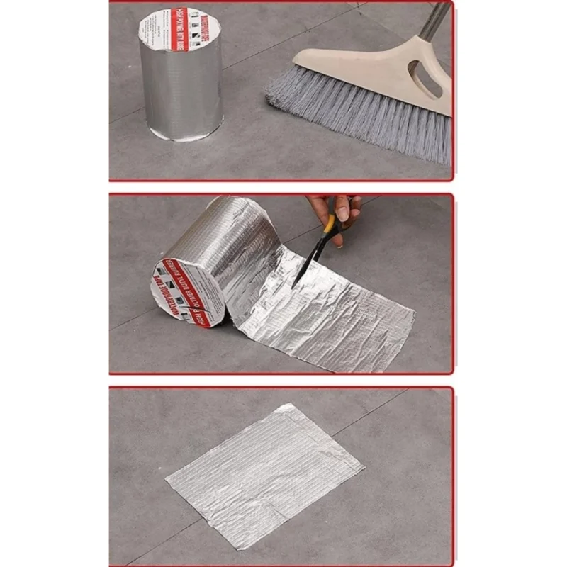 Pack of 2 Aluminium Waterproof Foil Tape 4 Inch (Silver) - Image 4