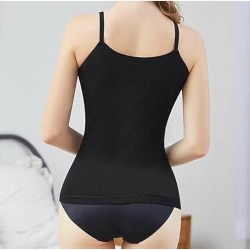 Alternative view of Winter Thermal Top Warmer (Black)