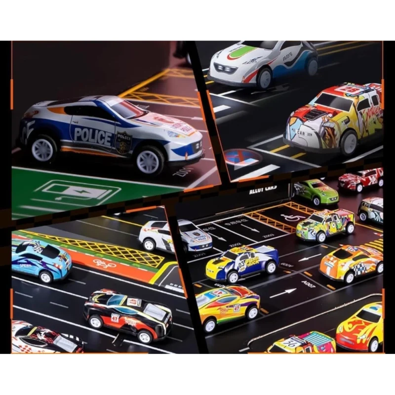 Alternative view of 48 Piece Pull Back Car Set (Multicolor)