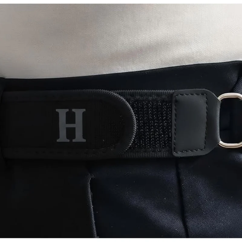 Pack of 2 Buckle Less Belt Pair (Black) - Image 3