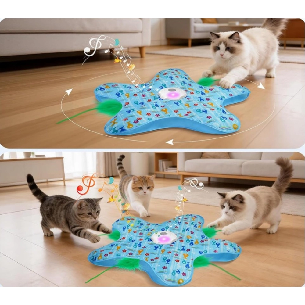 Hide And Seek Cat Toy (Blue) - Image 2