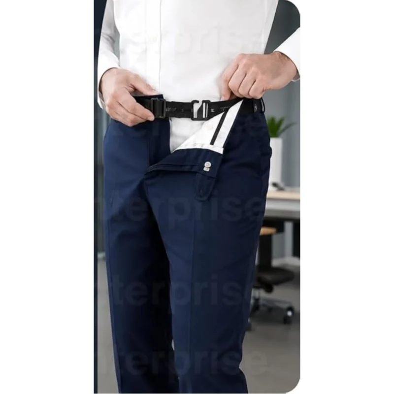 Pack of 3 Shirt Tucker Belt (Black) - Image 3