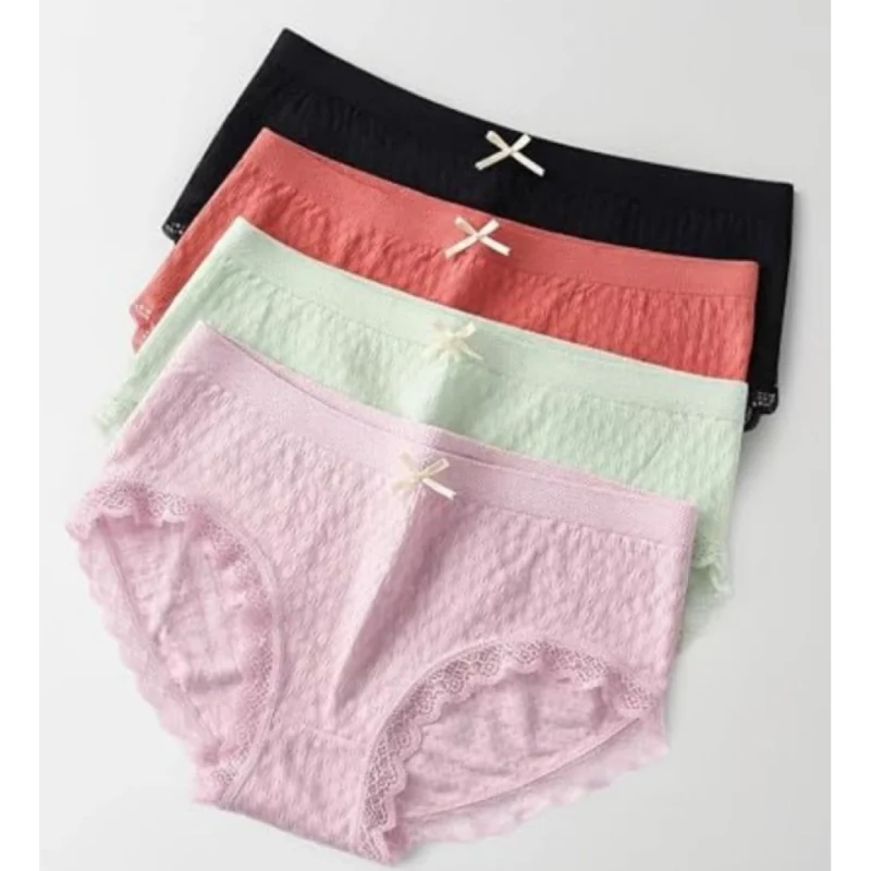 Pack of 2 2020 women's Cotton High Waist Full Coverage Briefs (Multicolor)