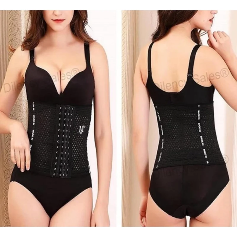 Alternative view of Pack of 2 Tummy Belt (Black)