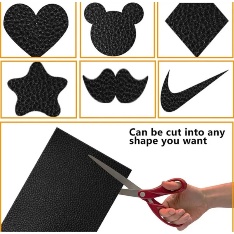Alternative view of Pack of 2 Leather Repair Patch (Black)