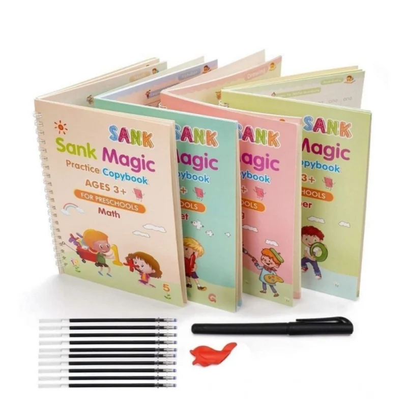 Pack of 3 Original Sank Magic Book (Multicolor)