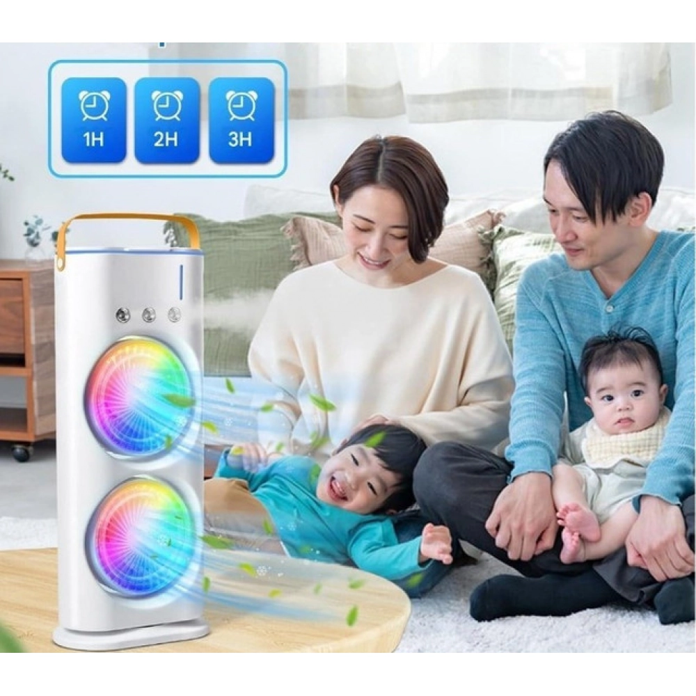 Double End Air Cooler Mist Fan (Multicolor) - Image 3