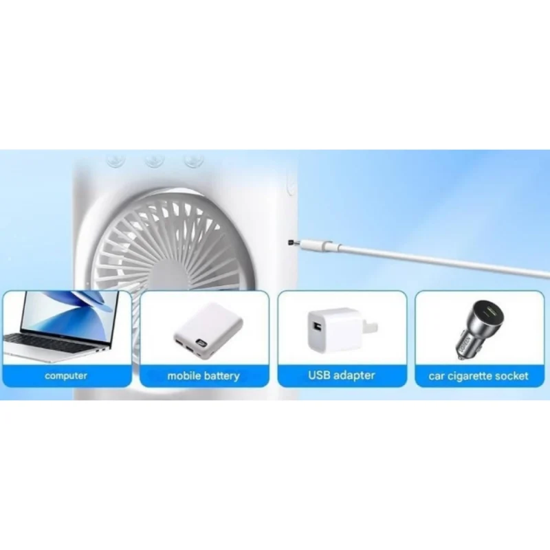 Double End Air Cooler Mist Fan (Multicolor) - Image 5