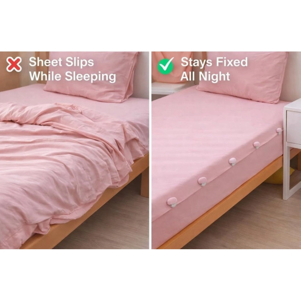 Pack of 10 Duvet Clips (Pink-Blue) - Image 4