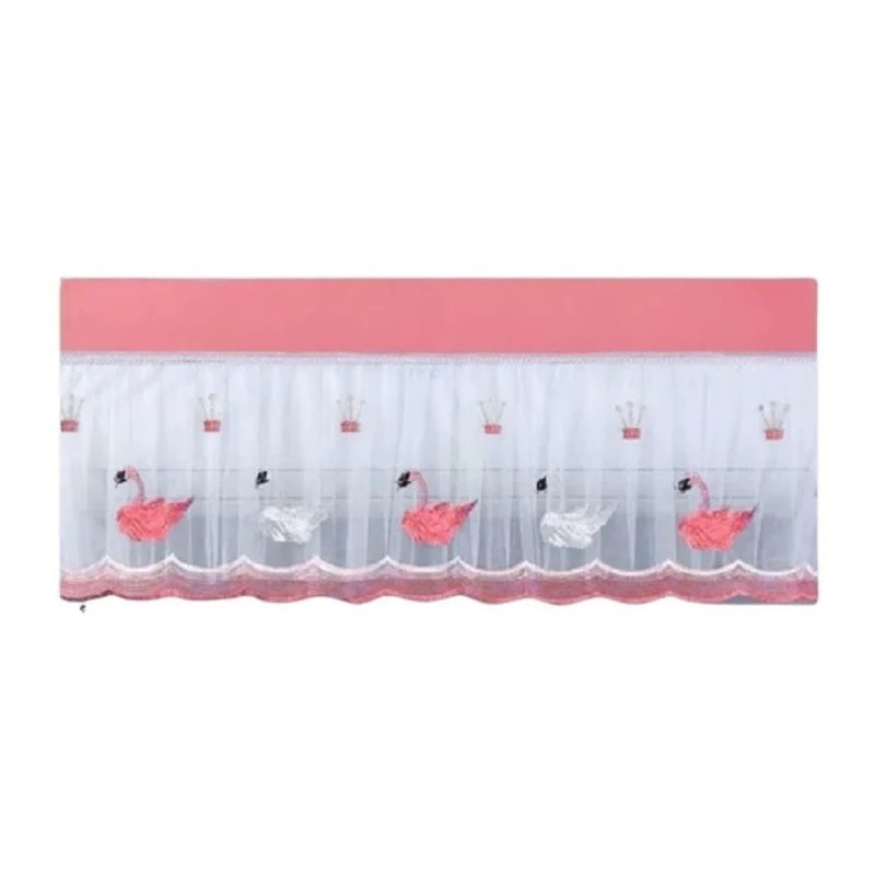 Pack of 2 AC Cover 1 And 1.5 Ton (Pink-White) - Image 5