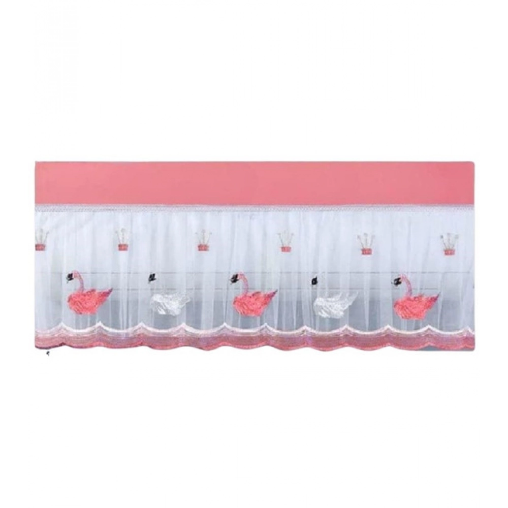 Pack of 2 AC Cover 1 And 1.5 Ton (Pink-White) - Image 5