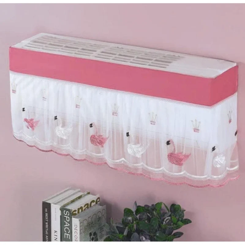 Pack of 2 AC Cover 1 And 1.5 Ton (Pink-White) - Image 4