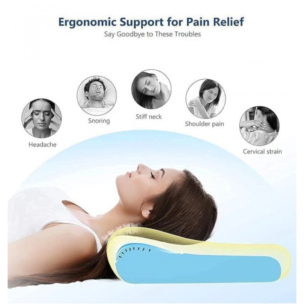 Orthopedic Neck Pillow (Sky Blue) - Image 4