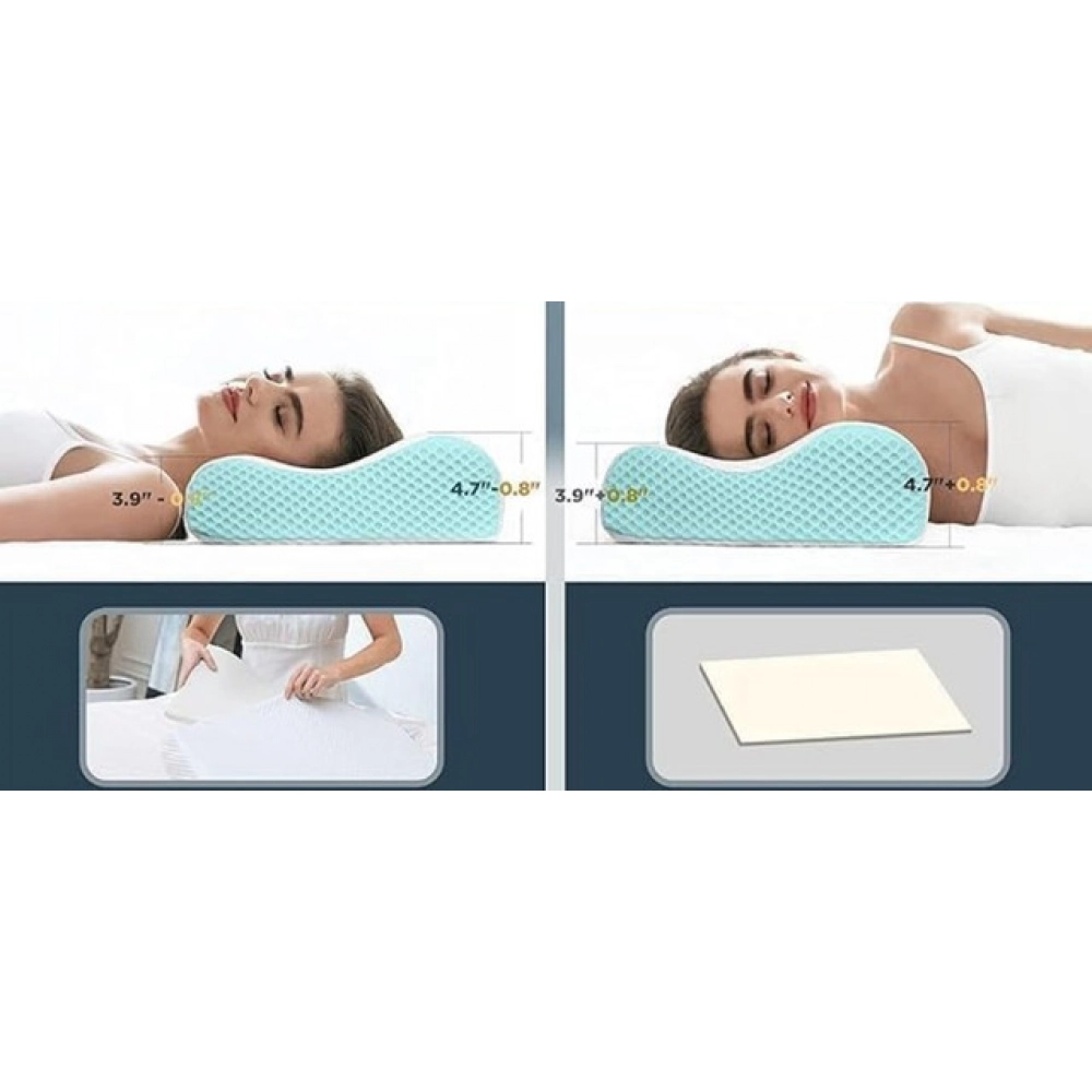 Orthopedic Neck Pillow (Sky Blue) - Image 2