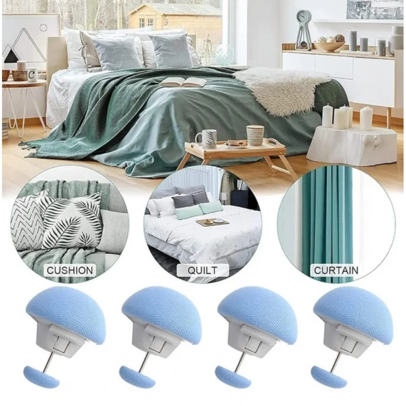 Pack of 5 Duvet Clips (Blue) - Image 2