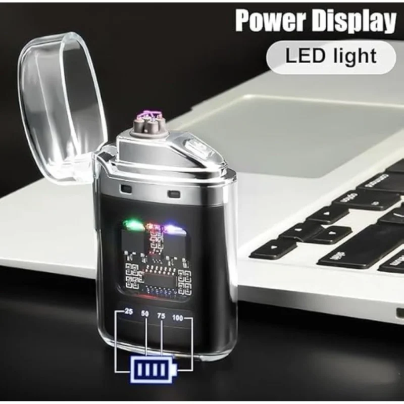 Electric Gas Lighter (Silver) - Image 3