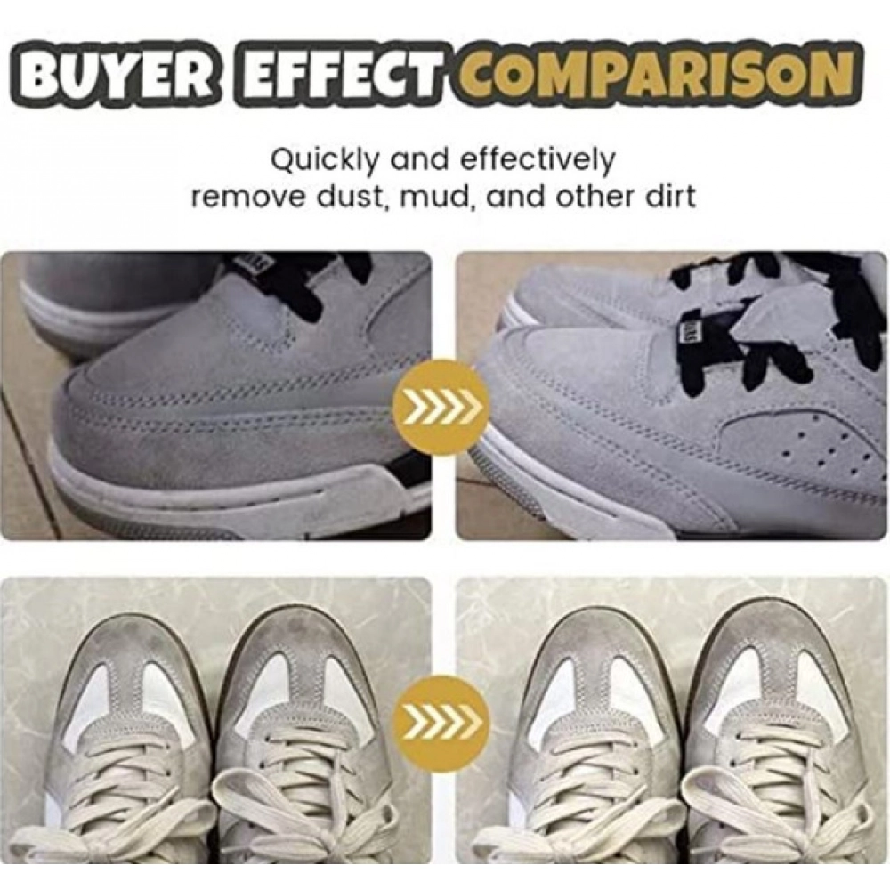 Pack of 2 Shoe Cleaning Eraser (White) - Image 4