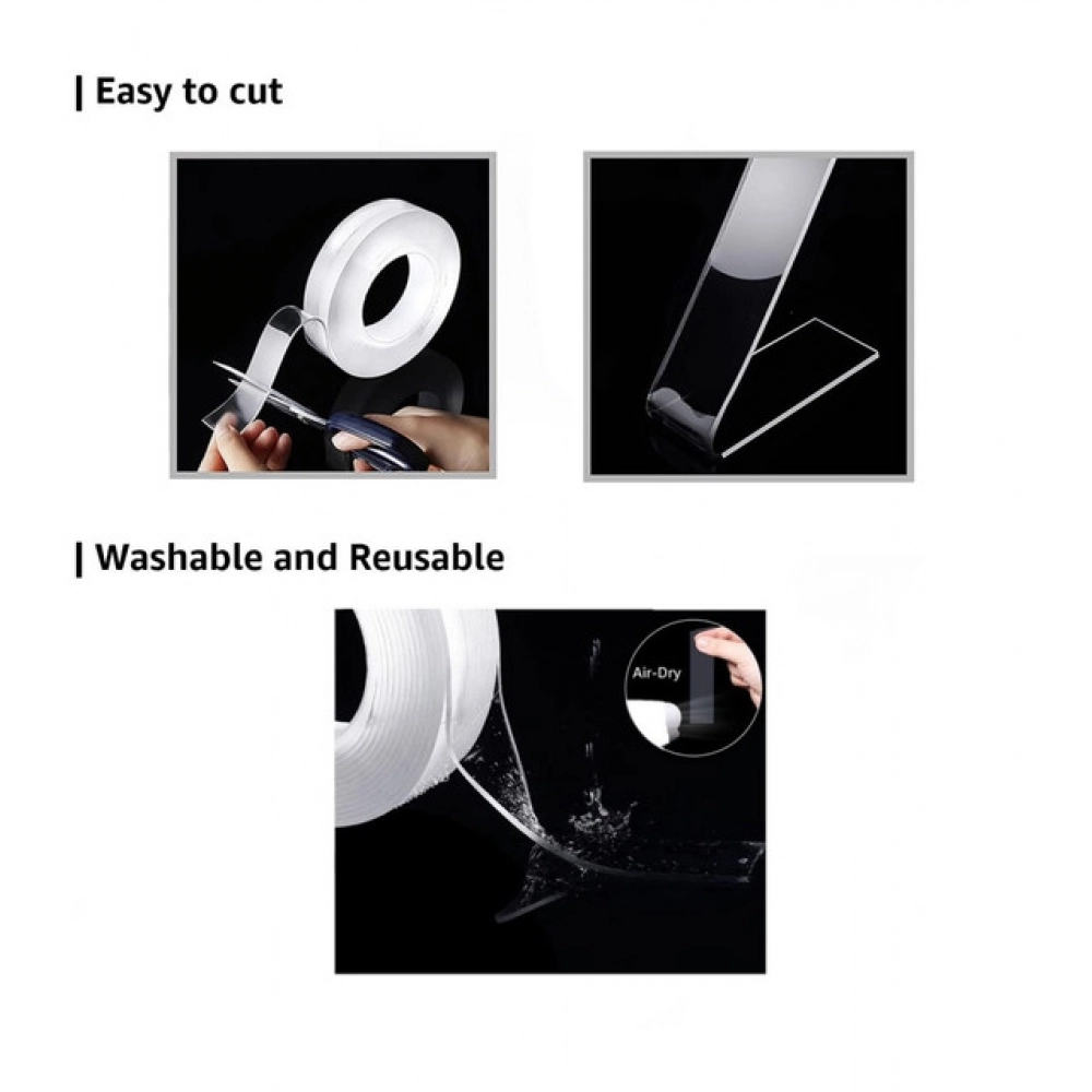Pack of 3 Magic Tape (Clear) - Image 3