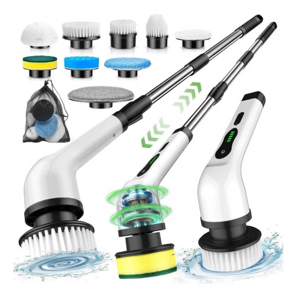 9 in 1 Cordless Electric Spin Scrubber (Multicolor) - Image 5