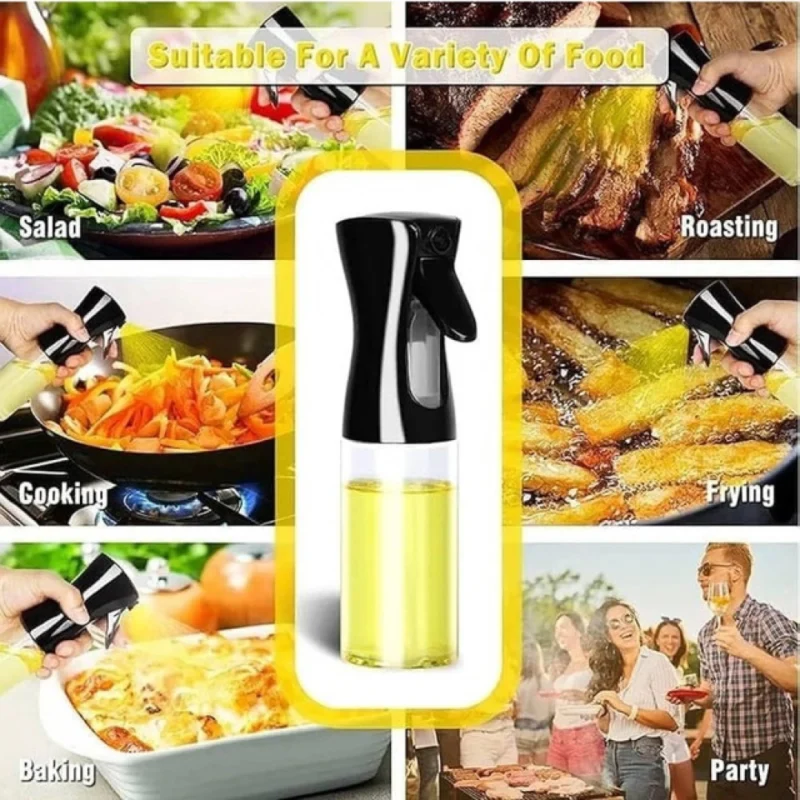 Pack of 2 Oil Sprayer for Cooking (Black) - Image 3