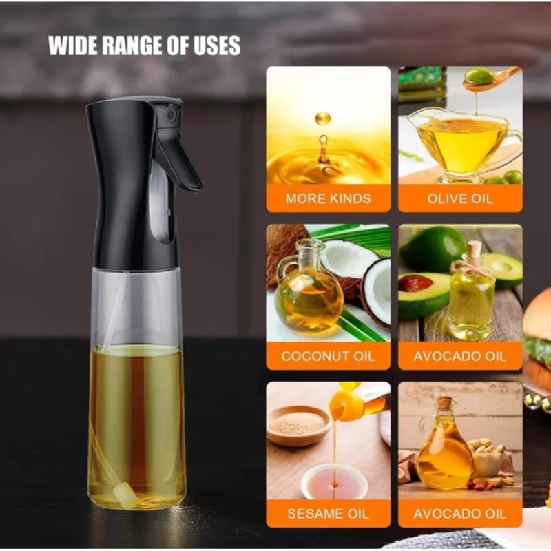 Pack of 2 Oil Sprayer for Cooking (Black) - Image 2