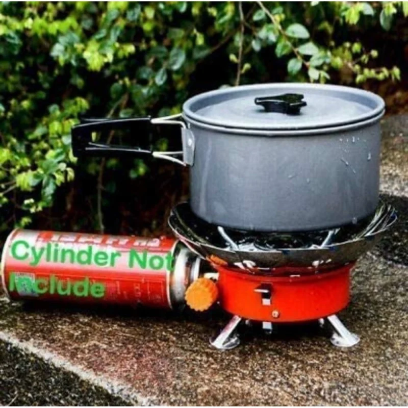 Windproof Lotus Stove (Orange) - Image 2