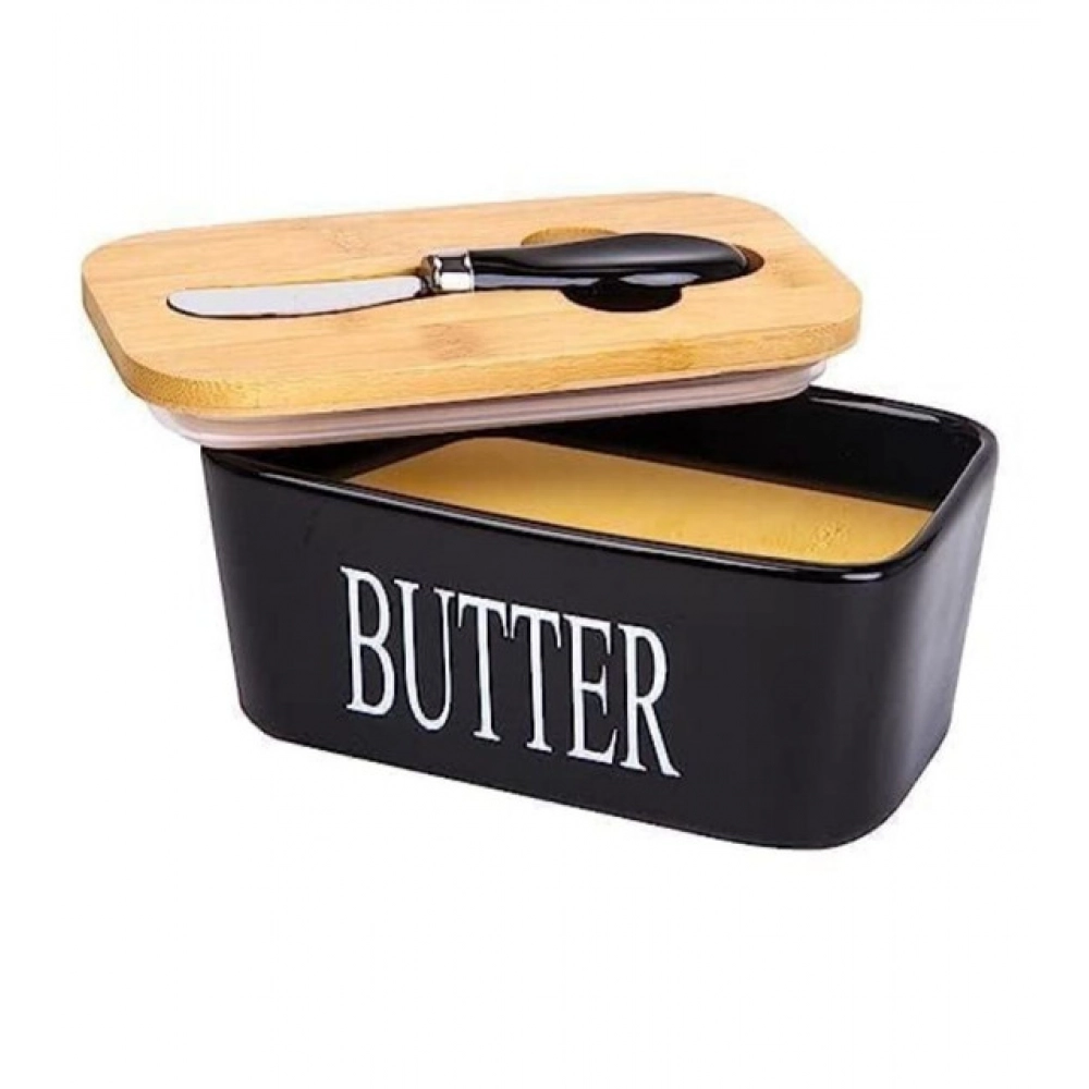 Ceramic Butter Box (Black) - Image 5
