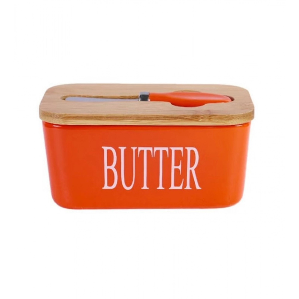 Ceramic Butter Box (Orange) - Image 3