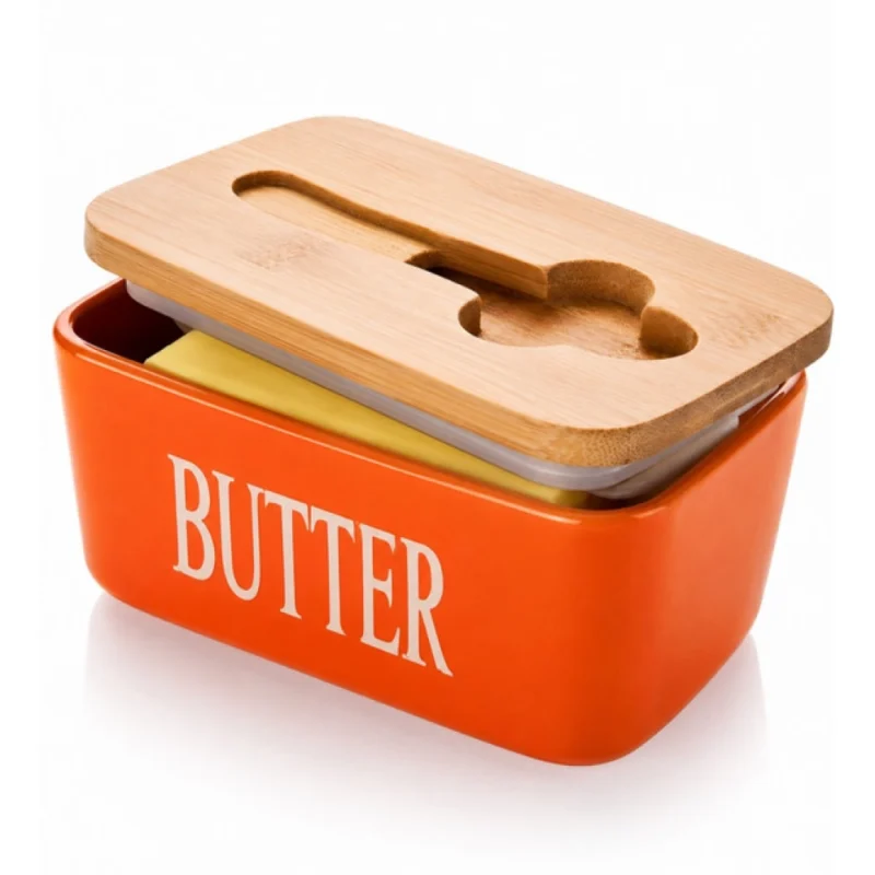 Alternative view of Ceramic Butter Box (Orange)