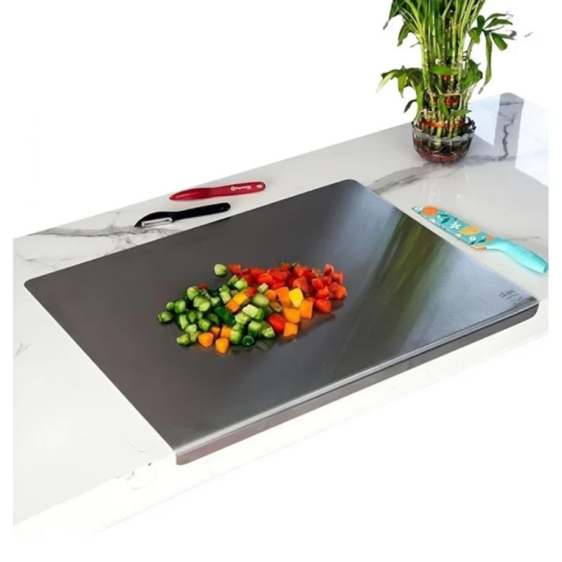 Stainless Steel Chopping Board (Silver) - Image 5