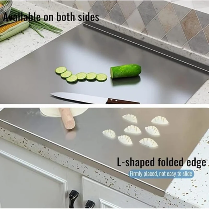 Stainless Steel Chopping Board (Silver) - Image 2