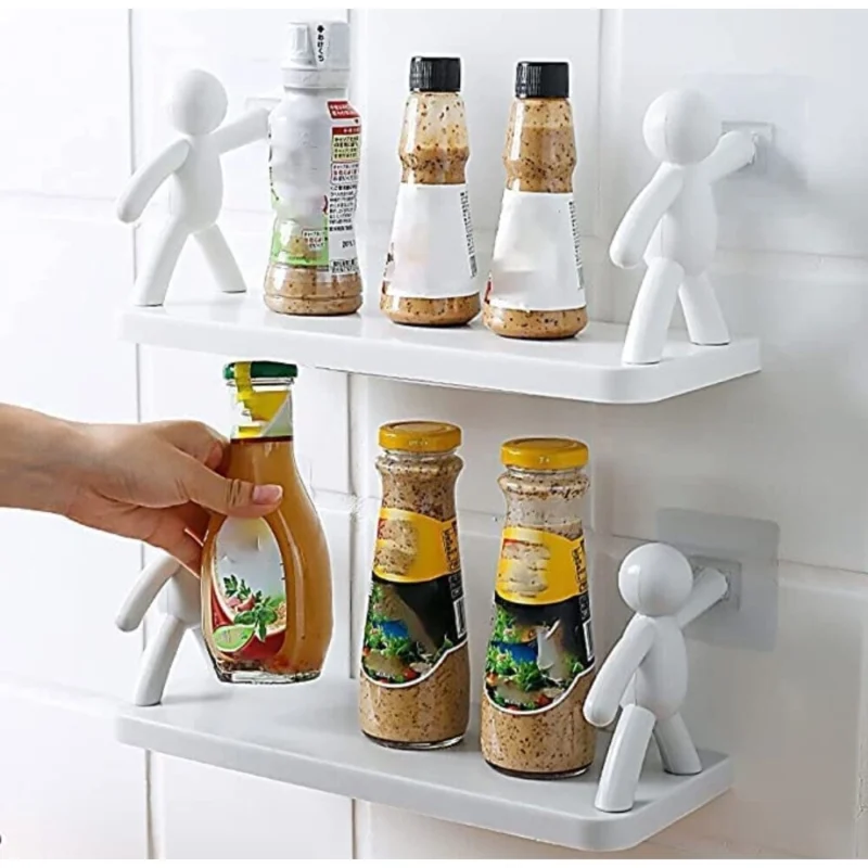 Pack of 2 Self Adhesive Multipurpose Stand Holder (White) - Image 2