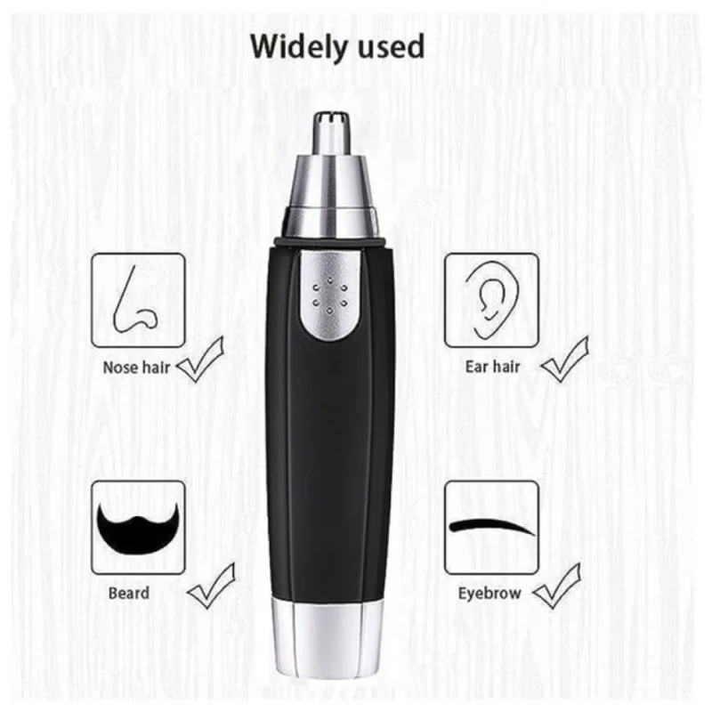Pack of 2 Nose & Ear Hair Trimmer (Black) - Image 4