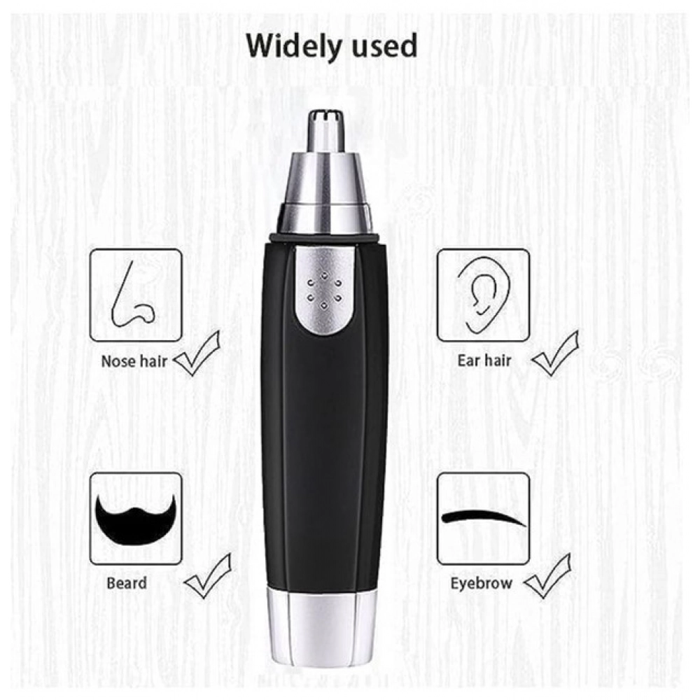 Pack of 2 Nose & Ear Hair Trimmer (Black) - Image 4