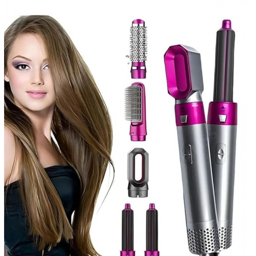 5 in 1 Multifunctional Hair Dryer (Pink)